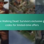 The Walking Dead: Survivors exclusive gift codes for limited-time offers