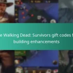 The Walking Dead: Survivors gift codes for building enhancements