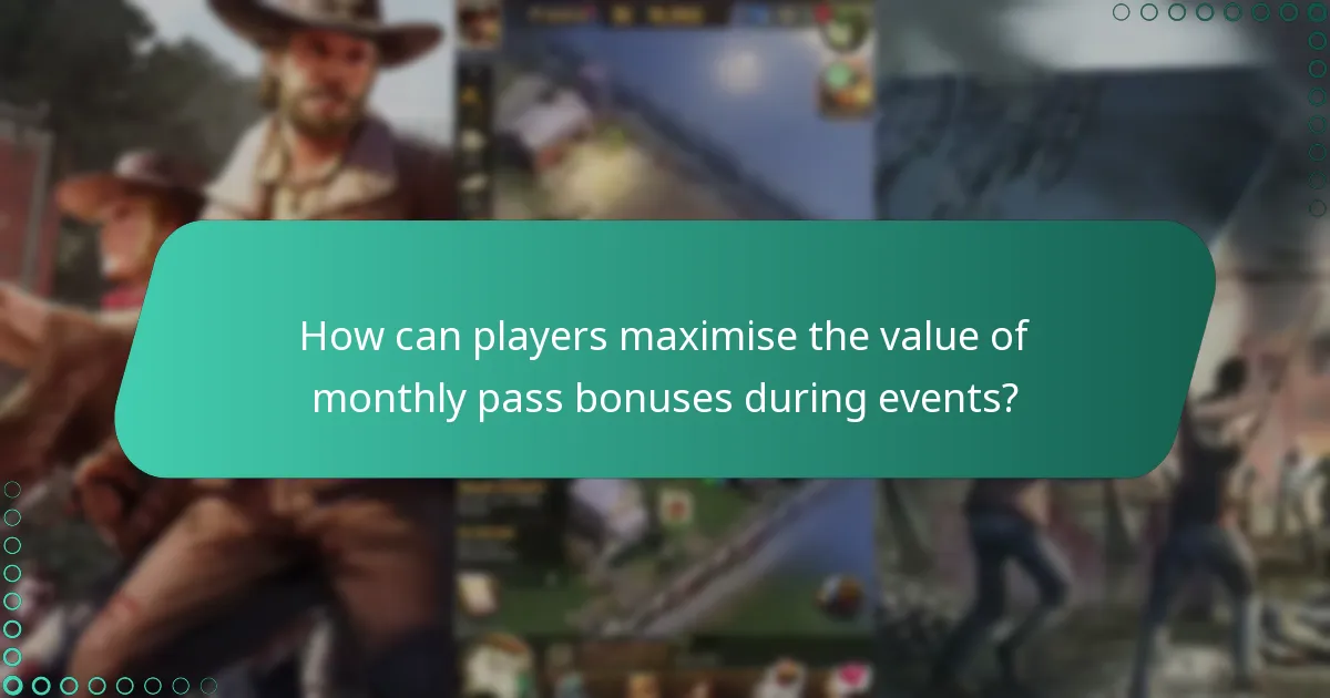 Which special events trigger additional bonuses for the monthly pass?