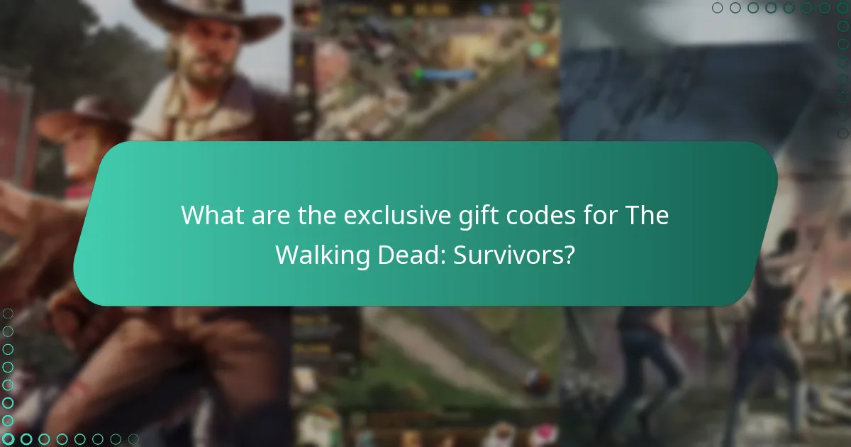What are the benefits of using gift codes in The Walking Dead: Survivors?